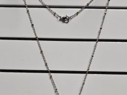 Cadena y colgante corazón artesano