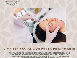Limpieza facial con punta de diamante