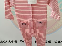 Pijama rosa rallas