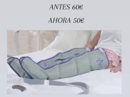 Bono 5 sesiones presoterapia