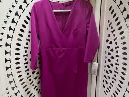 Vestido de fiesta en color rosa fucsia