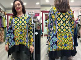 Blusón estampado