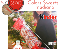 Mega caramelo Colors Sweets Mediano KINDER