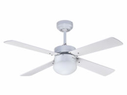 Ventilador de techo Blanco Tramontana con mando a distancia Ø107cm 119192401 fabrilamp
