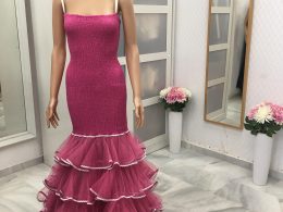 Vestido de flamenca rosa